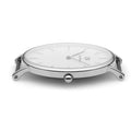 Daniel Wellington Classic Nottingham White Dial Two Tone NATO Strap Watch For Men - 0208DW