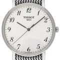 Tissot T Classic Everytime Medium White Dial Two Tone NATO Strap Watch for Women - T109.410.18.032.00
