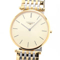 Longines La Grande Classique De Longines Gold Dial Two Tone Mesh Bracelet Watch for Women - L4.755.2.32.7