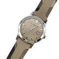 Burberry The City Beige Dial Tan Leather Strap Watch for Women - BU9021