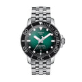 Tissot Seastar 1000 Powermatic 80 Green Dial Silver Steel Strap Watch For Men - T120.407.11.091.01