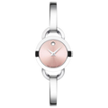 Movado Rondiro 22mm Pink Dial Stainless Steel Watch For Women - 0606797