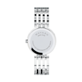 Movado Esperanza 63 Diamonds Black Dial Silver Steel Strap Watch For Women - 0607052