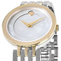 Movado Esperanza Mother of Pearl Dial Two Tone Steel Strap Watch For Women - 0607114