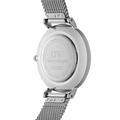 Daniel Wellington Petite Sterling White Dial Silver Mesh Bracelet Watch For Women - DW00100220