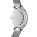 Daniel Wellington Petite Sterling Quartz White Dial Silver Mesh Bracelet Watch For Men - DW00100306