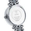 Guess Gala Diamonds Silver Dial Silver Steel Strap Watch for Women - GW0401L1