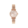 Emporio Armani T-Bar Gianni Rose Gold Dial Rose Gold Steel Strap Watch For Women - AR11059