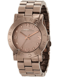 Marc Jacobs Amy Brown Dial Brown Steel Strap Watch for Women - MBM3119