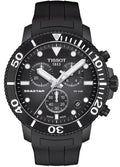 Tissot Seastar 1000 Chronograph Black Dial Black Rubber Strap Watch For Men - T120.417.37.051.02