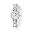 Tissot T Lady Flamingo Mother of Pearl White Dial Silver Steel Strap Watch For Women - T094.210.11.111.00