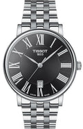 Tissot Carson Premium Black Dial Silver Steel Strap Watch For Men - T122.410.11.053.00