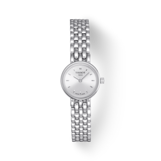 Tissot T Lady Lovely Silver Dial Silver Steel Strap Watch For Women - T058.009.11.031.00