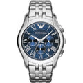 Emporio Armani Classic Navy Blue Dial Stainless Steel Watch For Men - AR1787