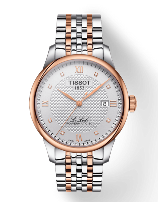 Tissot Le Locle Automatic Cosc Silver Dial Two Tone Steel Strap Watch For Men - T006.407.22.036.00