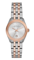 Marc Jacobs Peeker Silver Dial Two Tone Steel Strap Watch for Women - MBM3375