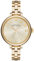 Marc Jacobs Sally Champagne Gold Dial Gold Steel Strap Watch for Women - MBM3363