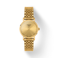 Tissot T Classic Everytime Desire Small Gold Dial Gold Mesh Bracelet Watch For Women - T109.210.33.021.00