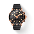 Tissot Seastar 1000 Chronograph Black Dial Black Rubber Strap Watch For Men - T120.417.37.051.00