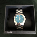 Marc Jacobs Amy Blue Dial Silver Steel Strap Watch for Women - MBM3272