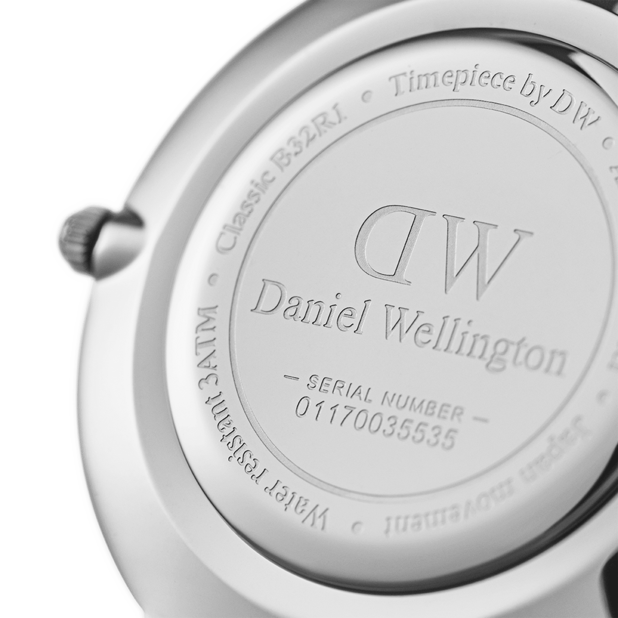 Daniel Wellington Classic Petite York White Dial Black Leather Strap Watch For Women - DW00100188