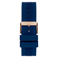 Guess Delta Blue Dial Blue Silicone Strap Watch for Men - GW0051G3