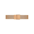 Daniel Wellington Quadro Melrose Black Dial Rose Gold Mesh Bracelet Watch For Women - DW00100432