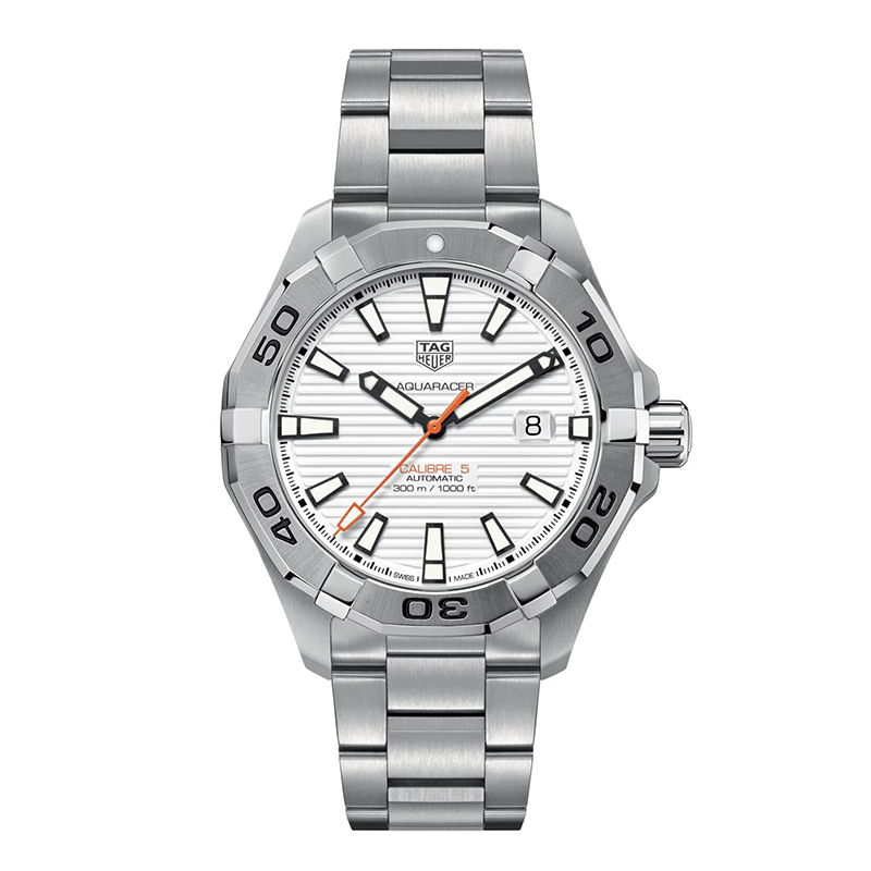 Tag Heuer Aquaracer White Dial Watch for Men - WAY2013.BA0927