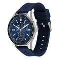 Tommy Hilfiger Austin Quartz Blue Dial Blue Rubber Strap Watch for Men - 1791635