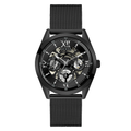 Guess Analog Multifunction Black Dial Black Mesh Bracelet Watch for Men - GW0368G3