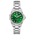 Tag Heuer Aquaracer Diamonds Emerald Green Dial Watch for Women - WBD1316.BA0740