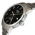 Tissot Le Locle Powermatic 80 Black Dial Silver Steel Strap Watch For Men - T006.407.11.052.00