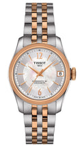 Tissot Ballade Powermatic 80 Cosc Mother of Pearl Dial Two Tone Steel Strap Watch For Women - T108.208.22.117.01