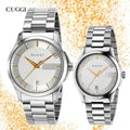Gucci G Timeless Silver Dial Silver Steel Strap Unisex Watch - YA126442