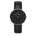 Daniel Wellington Classic Reading Black Dial Black Leather Strap Watch For Women - DW00100147