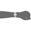 Movado Esperanza 28mm Mother of Pearl Dial Gold Steel Strap Watch For Women - 0607054