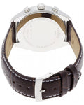 Tissot PR 100 Chronograph Silver Dial Brown Leather Strap Watch for Men - T101.417.16.031.00