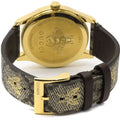 Gucci G Timeless Brown Dial Brown Leather Strap Watch For Men - YA1264068