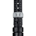 Tissot Bellissima Small Lady Silver Dial Black Leather Strap Watch For Women - T126.010.16.013.00