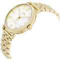 Coach Delancey White Dial Gold Steel Strap Watch for Women - 14502241