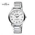 Coach Delancey White Dial Silver Steel Strap Watch for Women - 14502495