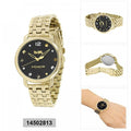 Coach Delancey Black Dial Gold Steel Strap Watch for Women - 14502813