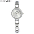 Coach Park Crystals Silver Dial Silver Steel Strap Watch for Women - 14503170