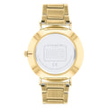 Coach Perry White Dial Gold Steel Strap Watch for Women - 14503345