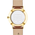 Coach Charles Gold Dial Brown Leather Strap Watch for Women - 14602433