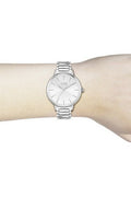 Hugo Boss Signature Silver Dial Silver Steel Strap Watch for Women - 1502539