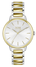 Hugo Boss Signature Silver Dial Two Tone Steel Strap Watch for Women - 1502568