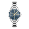 Hugo Boss Grand Course Blue Dial Silver Steel Strap Watch for Women - 1502583