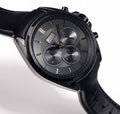 Hugo Boss Driver Chronograph Black Dial Black Leather Strap Watch For Men - HB1513061