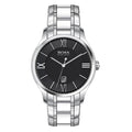 Hugo Boss Governer Black Dial Silver Steel Strap Watch for Men - 1513488